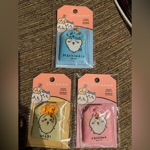 Chiikawa characters amulet pendant for good luck 💜💕